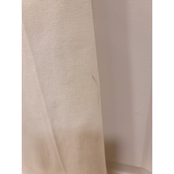 Frame Le High Flare Stretch Cotton Trouser White Pants - Picture 5 of 8